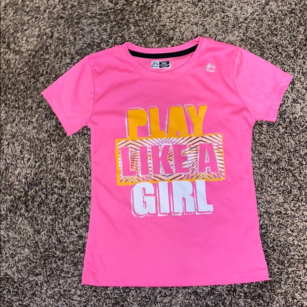 Girls Active T-Shirt “Play Like A Girl”